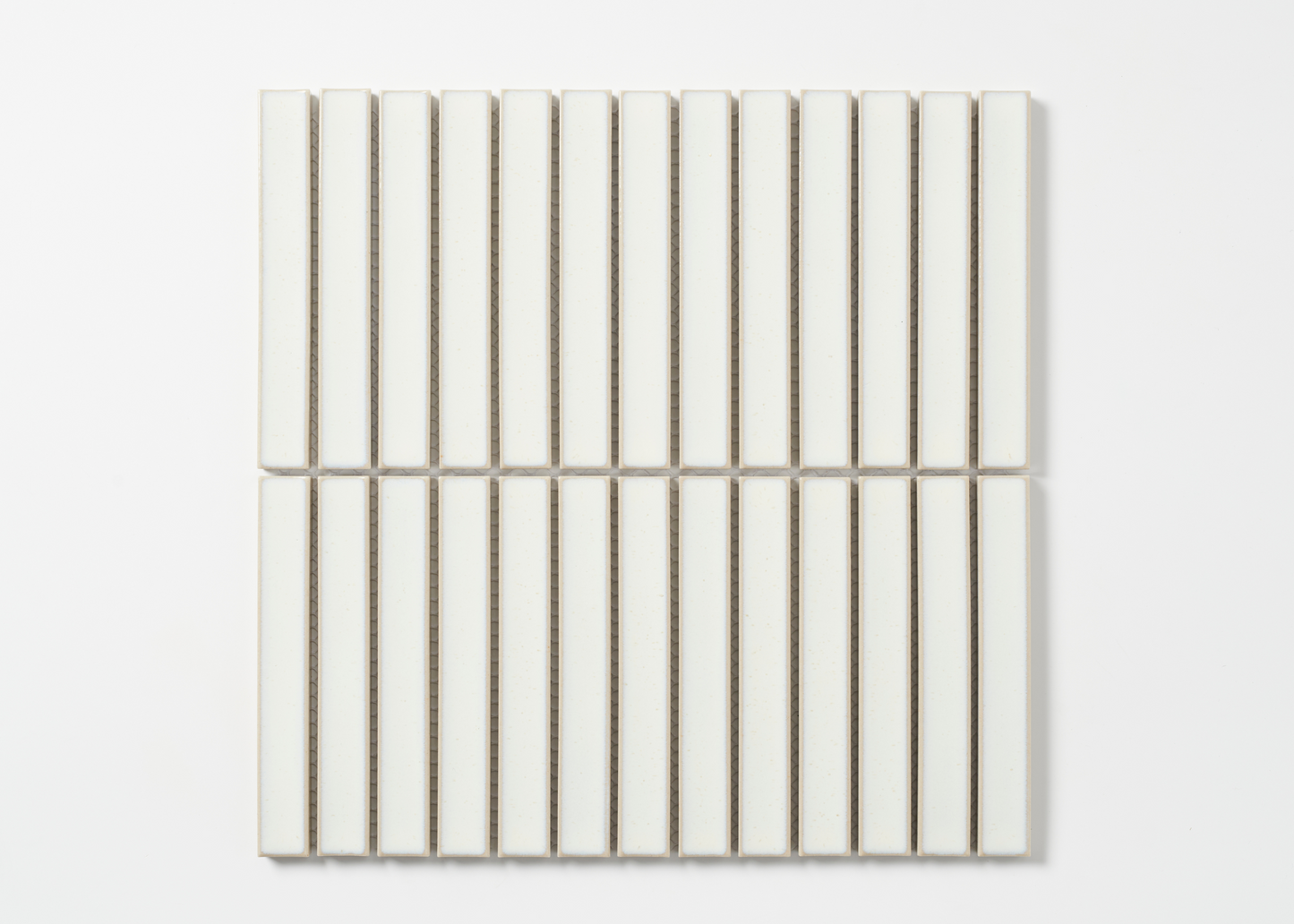 Linen White Speckled Concave Finger-KIT KAT-Mosaic Mode