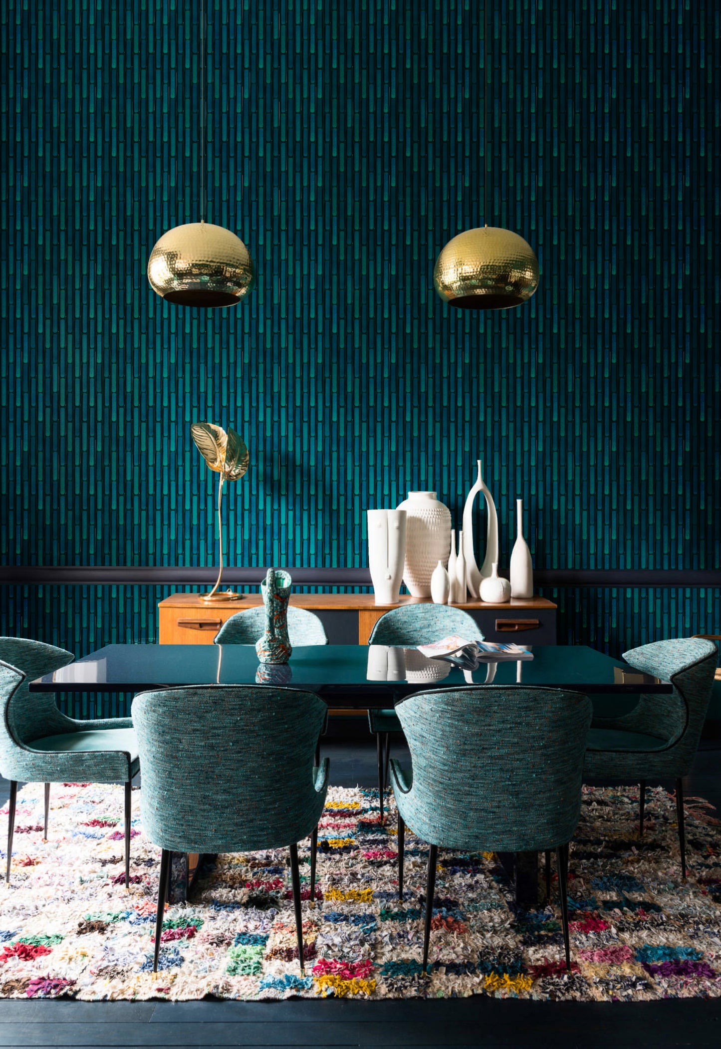 Pine Green Gloss Round Finger-ROUND FINGER-Mosaic Mode