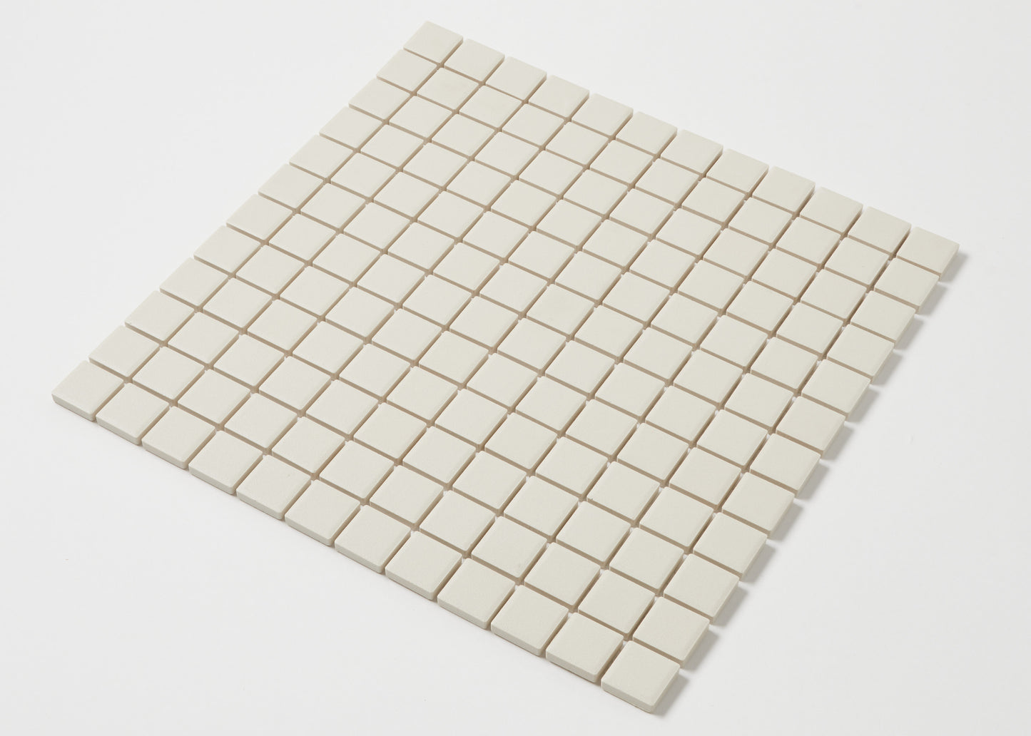 Off White Unglazed Small Square-UNGLAZED-Mosaic Mode