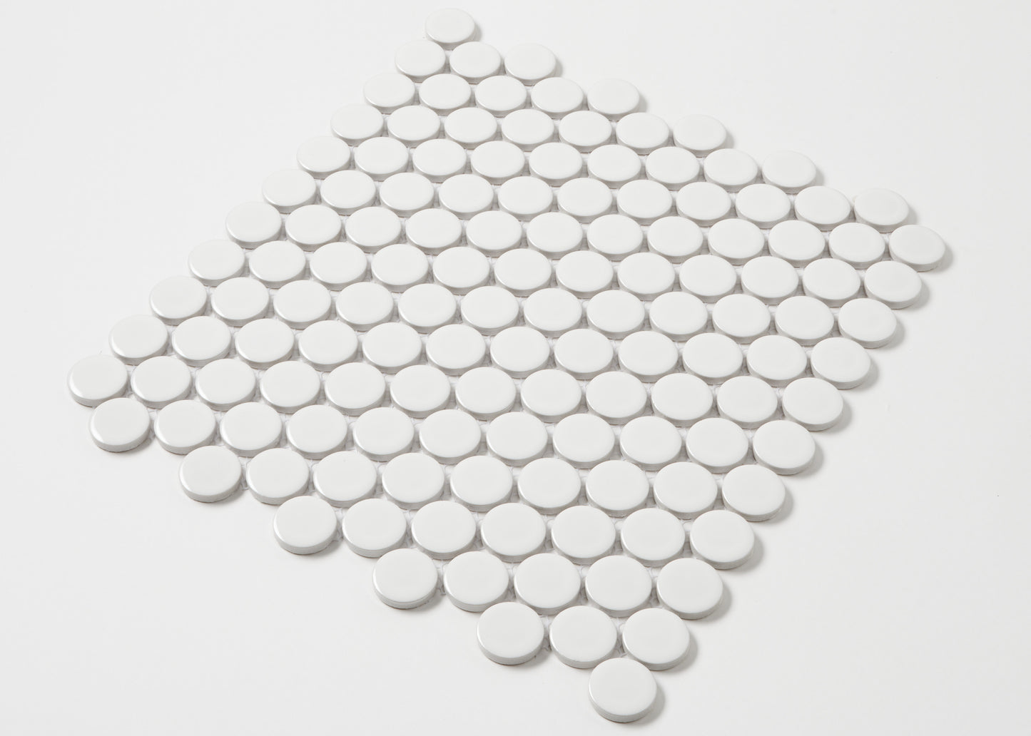 White Gloss Large Penny Round-PENNY ROUND-Mosaic Mode