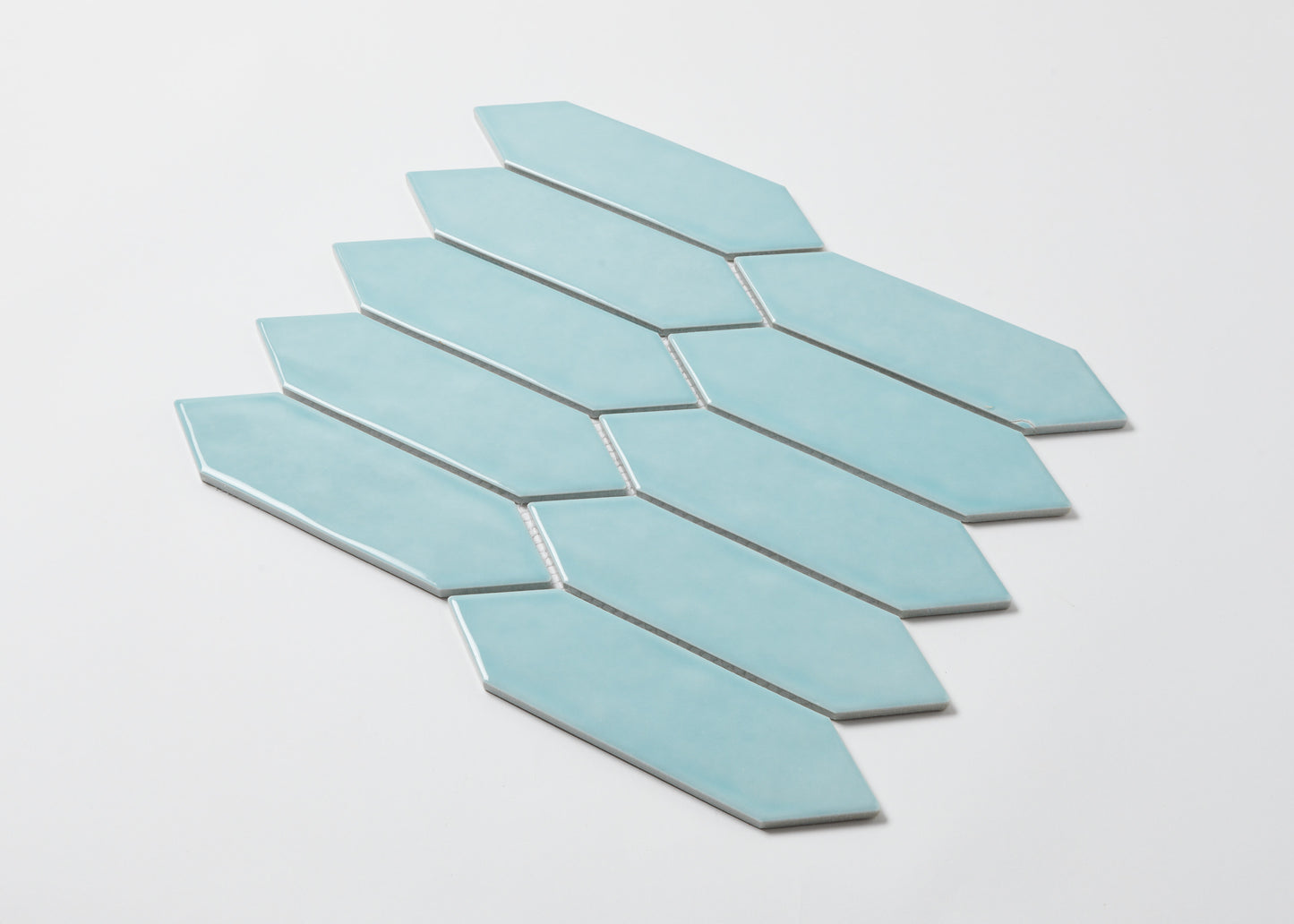 Aqua Splash Gloss Rippled Surface Arrow-ARROW-Mosaic Mode