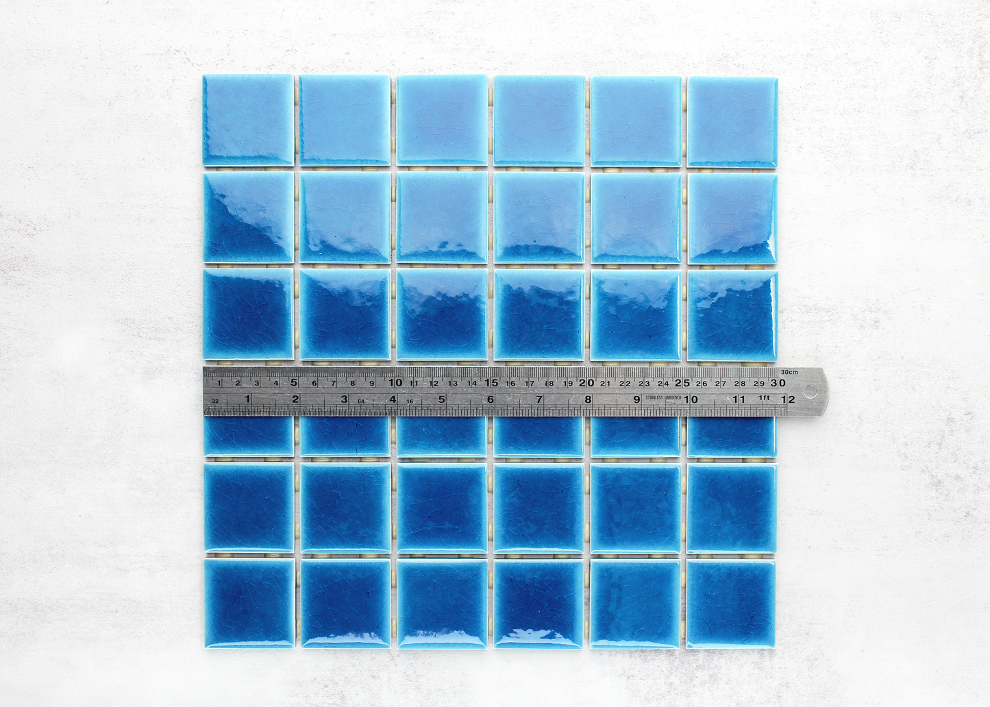 Teal Craquelle Square-CRAQUELLE-Mosaic Mode
