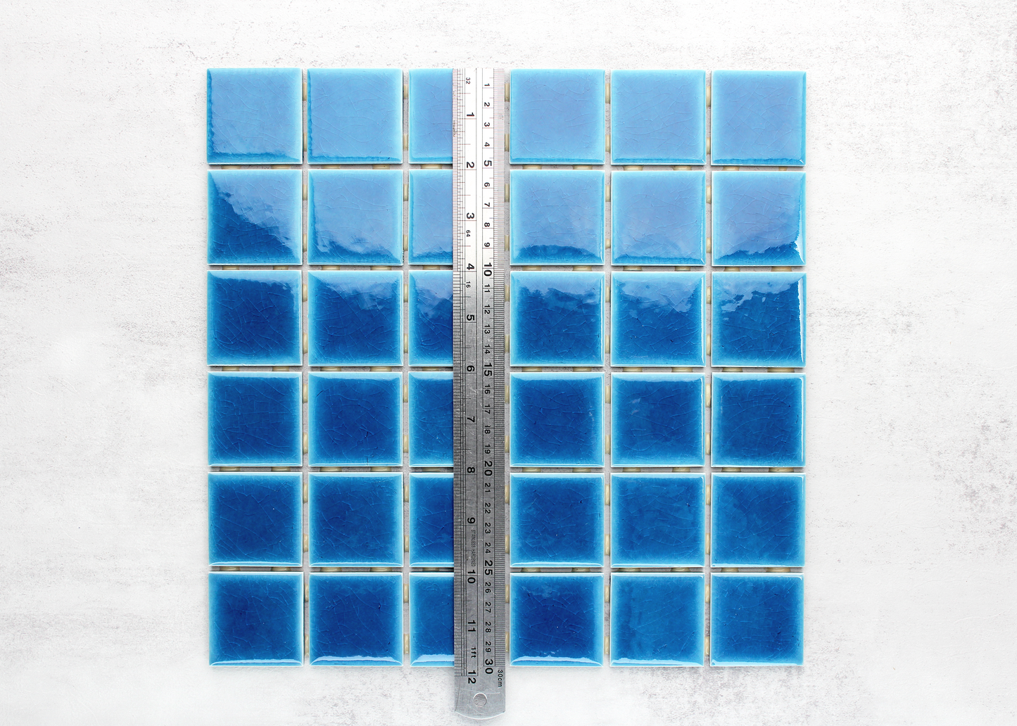 Teal Craquelle Square-CRAQUELLE-Mosaic Mode