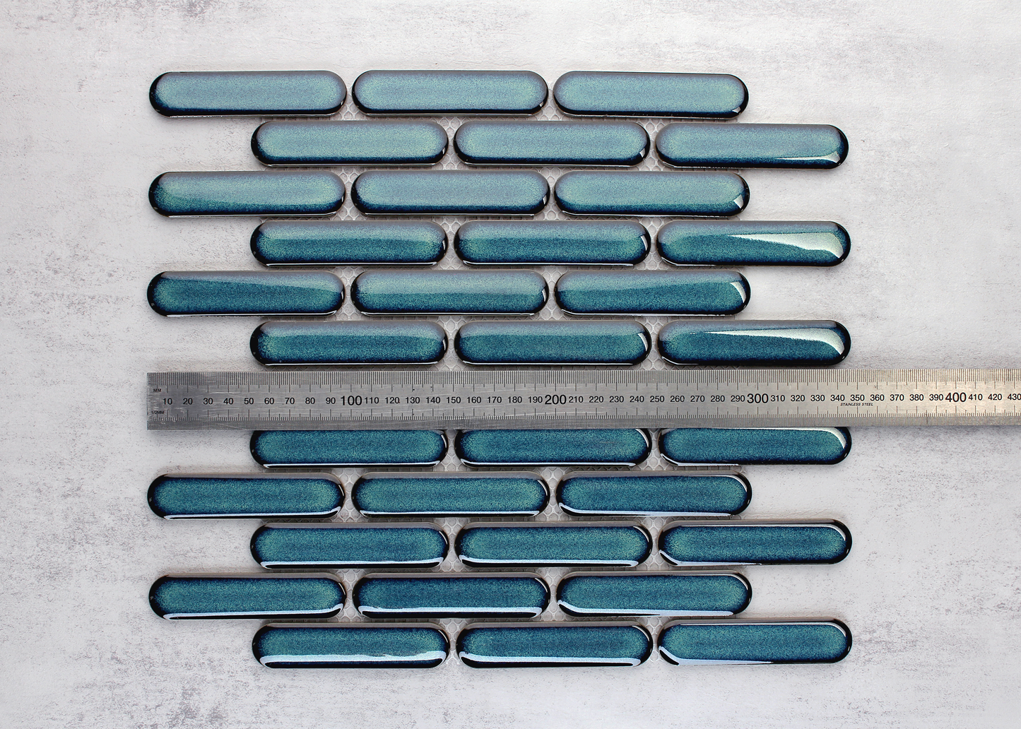 Pine Green Gloss Round Finger-ROUND FINGER-Mosaic Mode