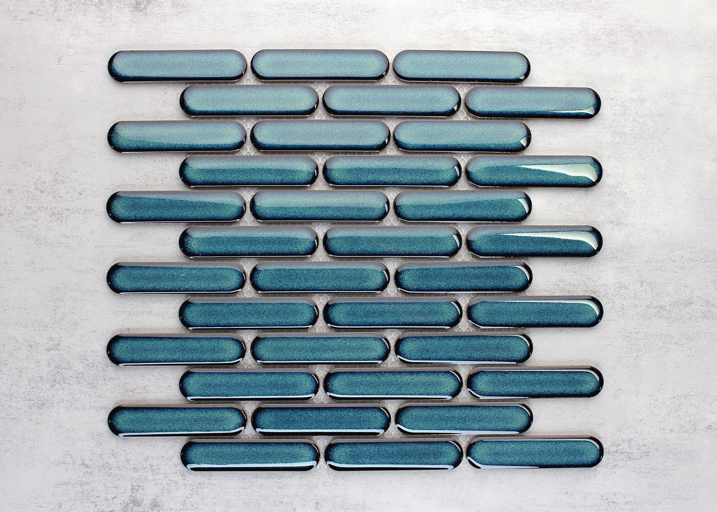 Pine Green Gloss Round Finger-ROUND FINGER-Mosaic Mode
