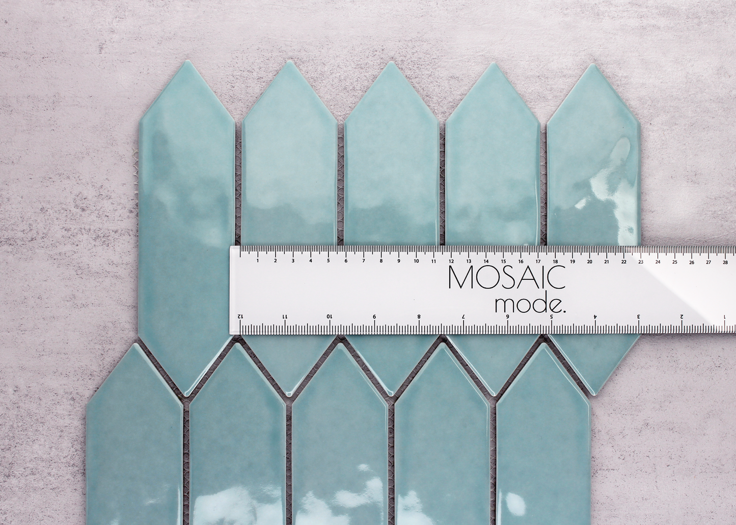 Aqua Splash Gloss Rippled Surface Arrow-ARROW-Mosaic Mode