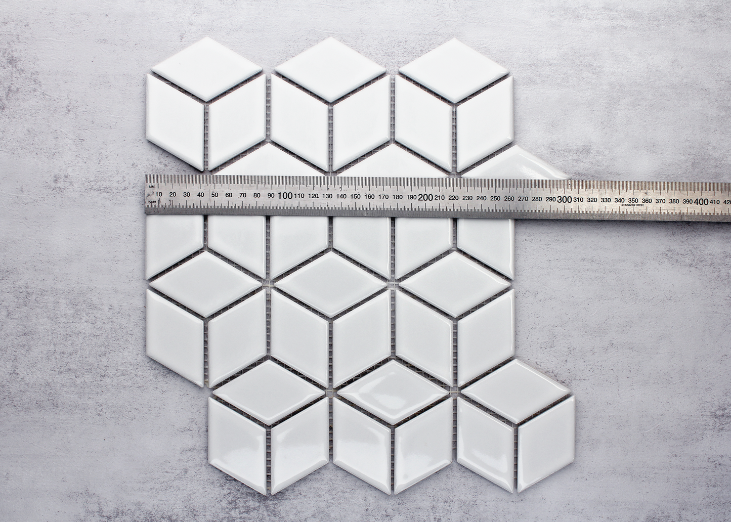 White Gloss Cube-CUBE-Mosaic Mode