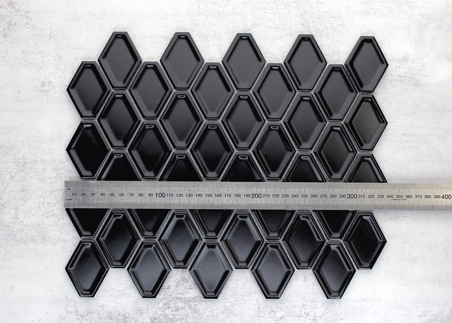 Black Matt Internal Honeycombe-HONEYCOMBE-Mosaic Mode