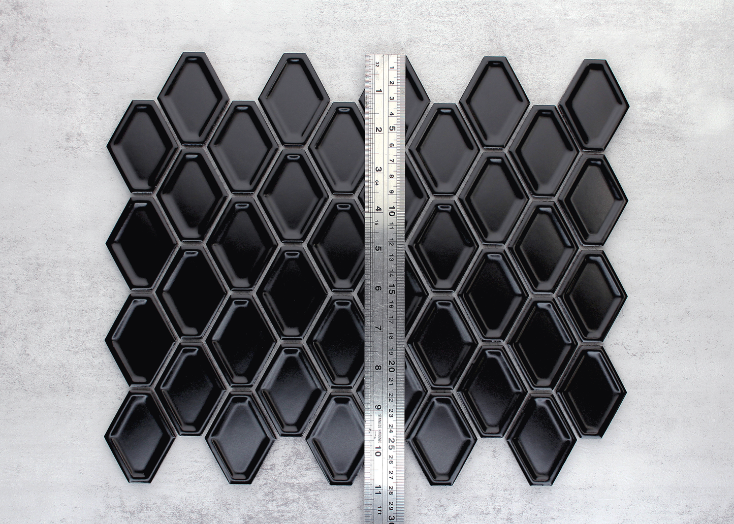 Black Matt Internal Honeycombe-HONEYCOMBE-Mosaic Mode