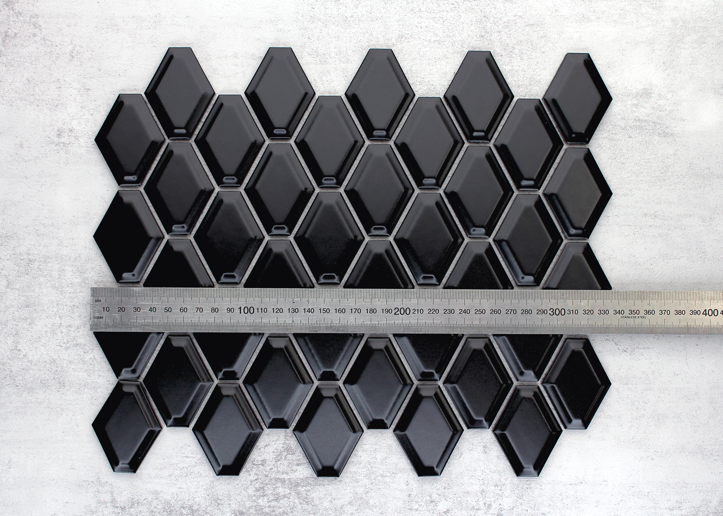 Black Matt External Honeycombe-HONEYCOMBE-Mosaic Mode