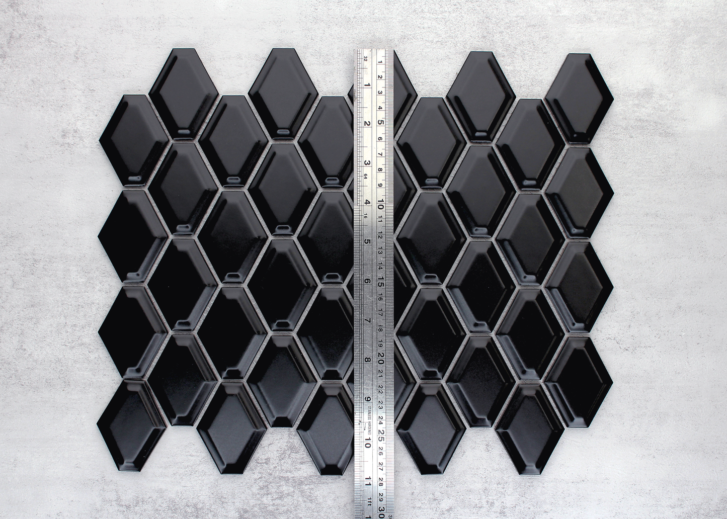 Black Matt External Honeycombe-HONEYCOMBE-Mosaic Mode