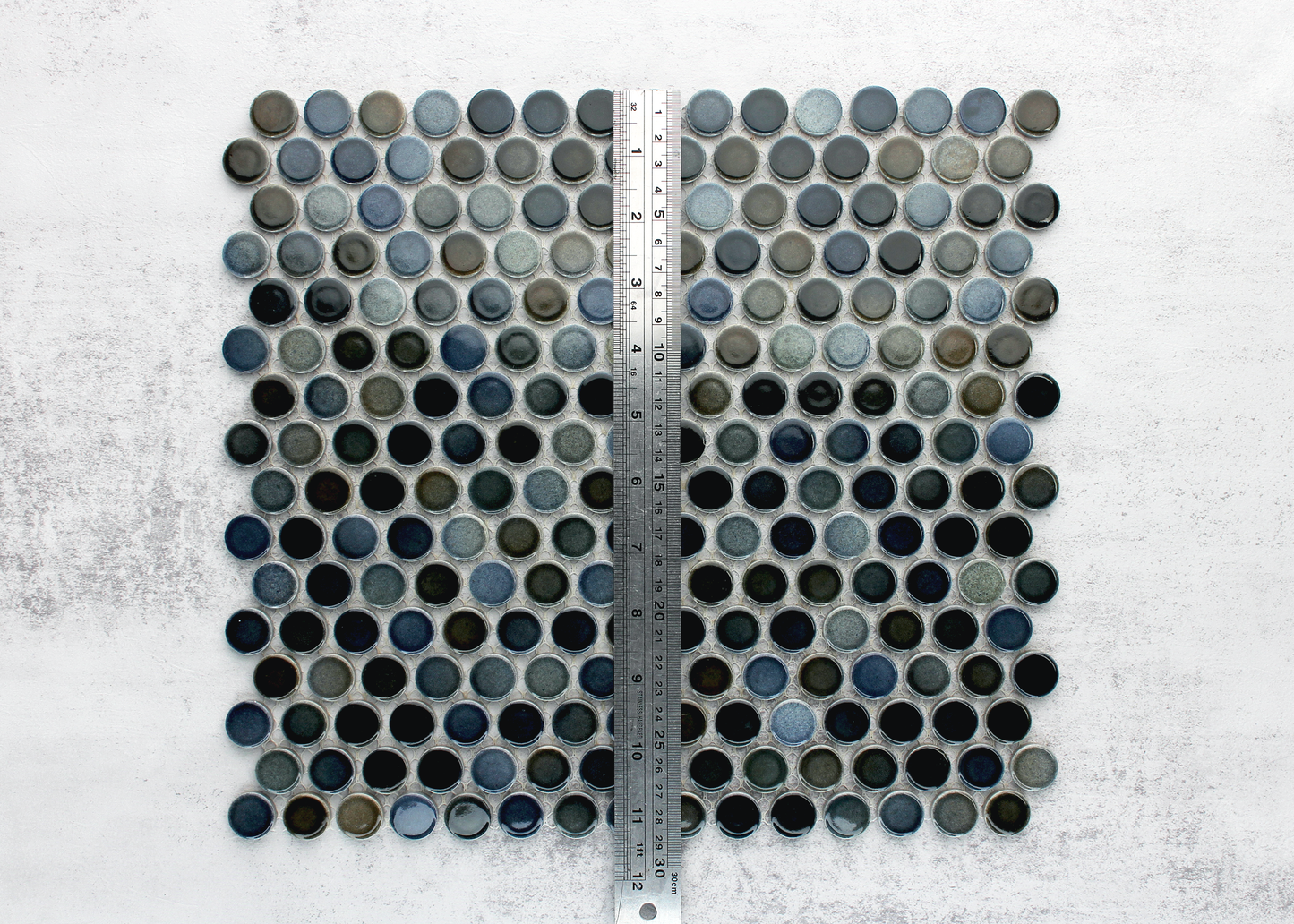 Mottled Mix Gloss Penny Round-PENNY ROUND-Mosaic Mode