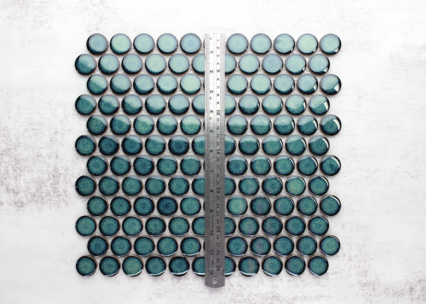 Calypso Green Large Penny Round-PENNY ROUND-Mosaic Mode