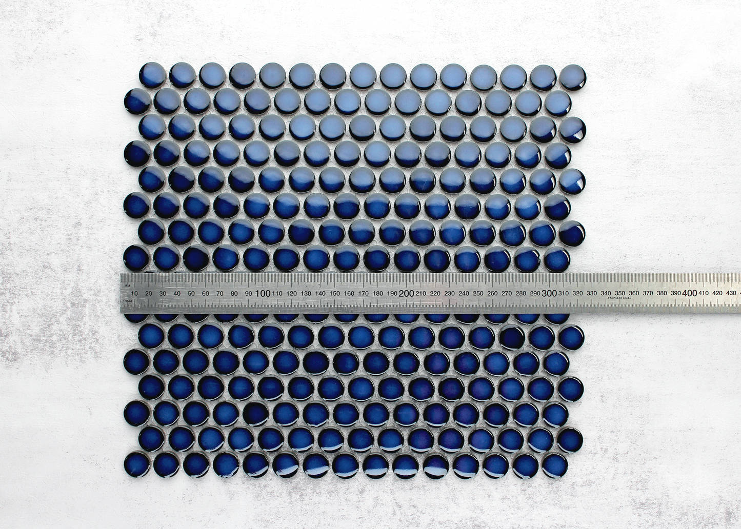 Cobalt Blue Gloss Penny Round-PENNY ROUND-Mosaic Mode