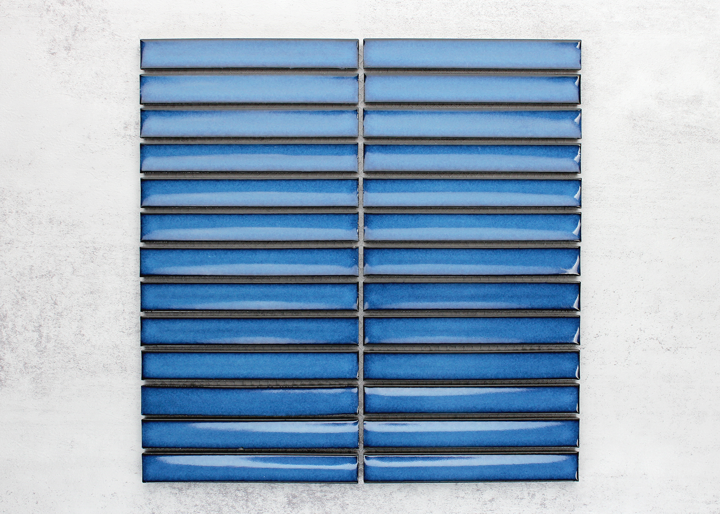 Antique Cobalt Blue Concave Finger-KIT KAT-Mosaic Mode