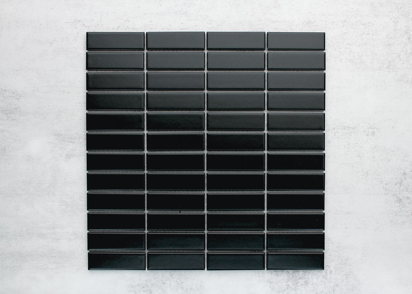 Black Matt Medium Rectangle-BASEIKE-Mosaic Mode