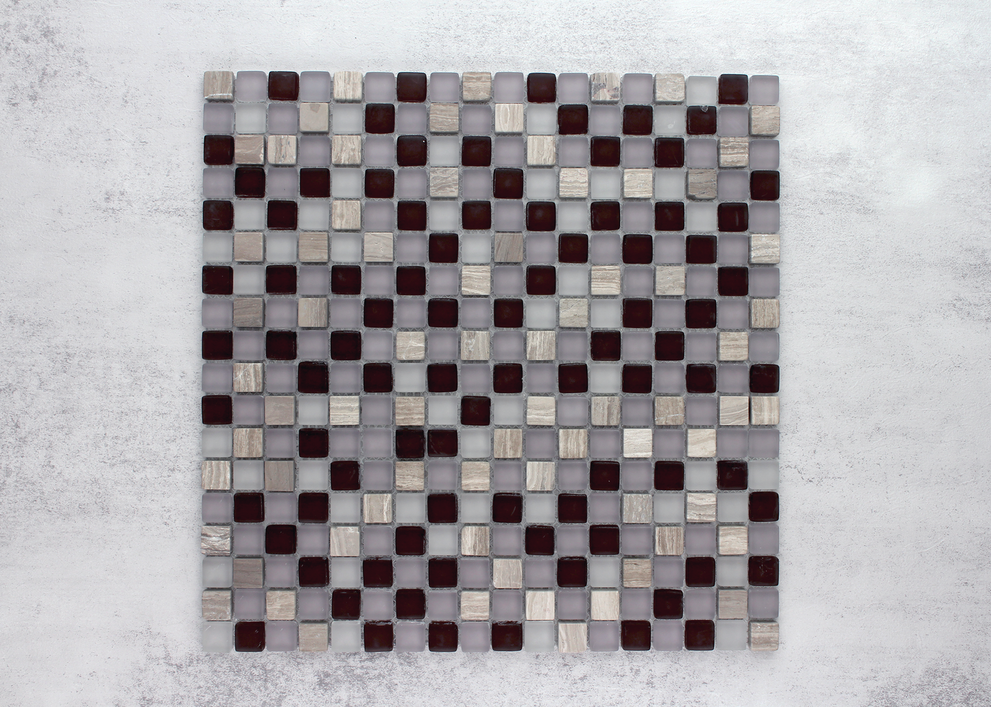 Purple Stone And Glass Mix-STONE MIX-Mosaic Mode