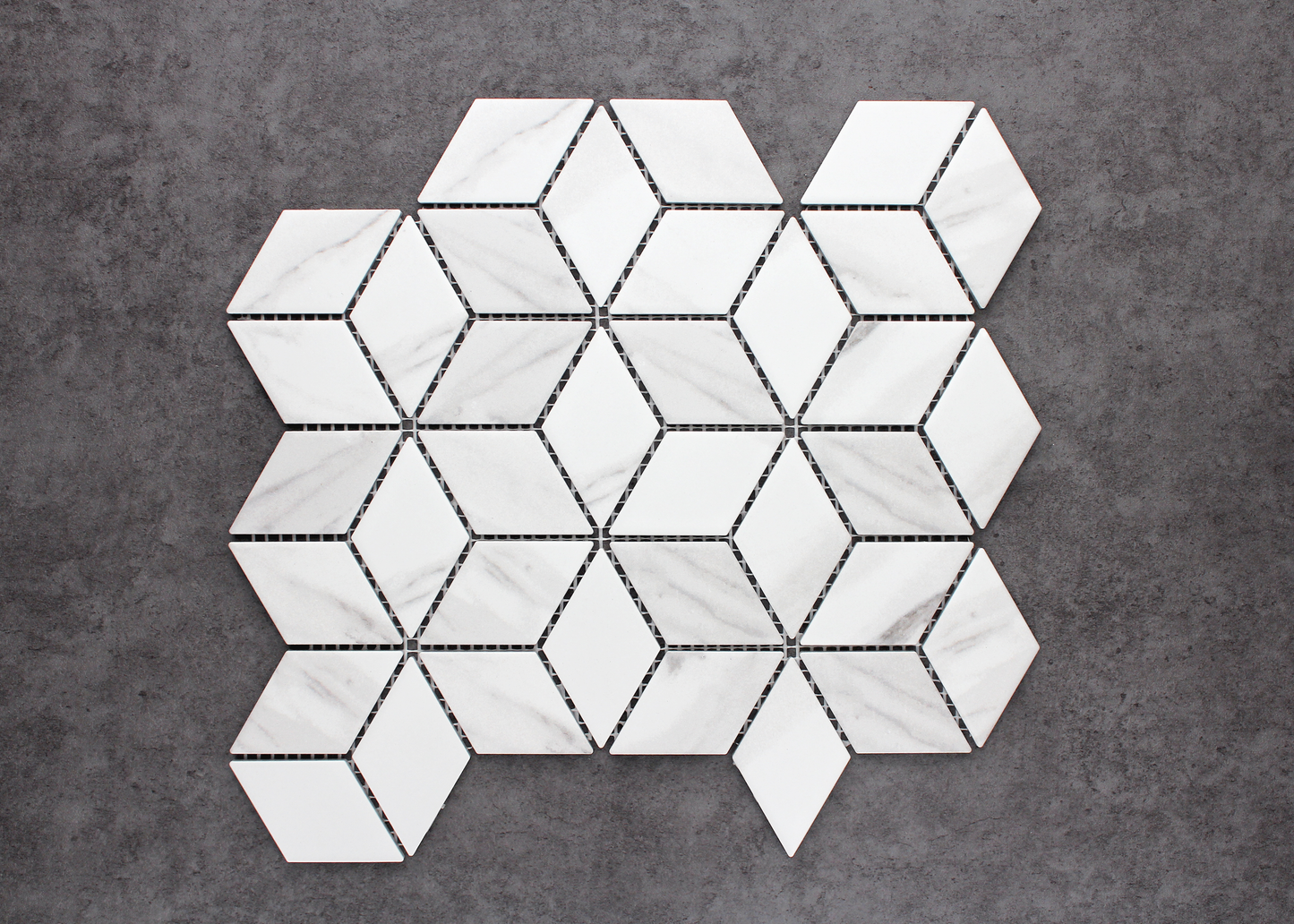 Carrara Matt Cube-CARRARA-Mosaic Mode