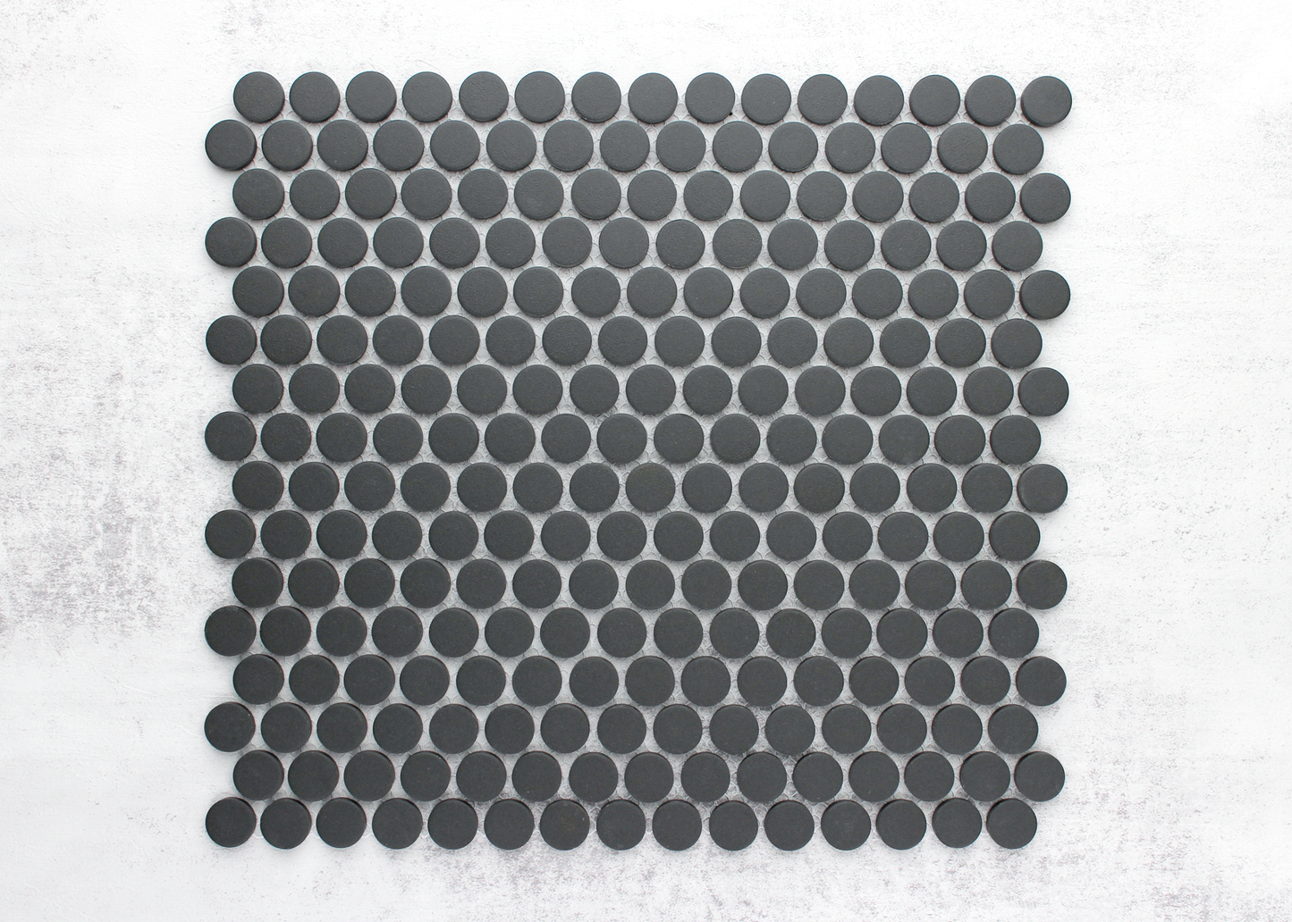 Black Unglazed Penny Round-PENNY ROUND-Mosaic Mode