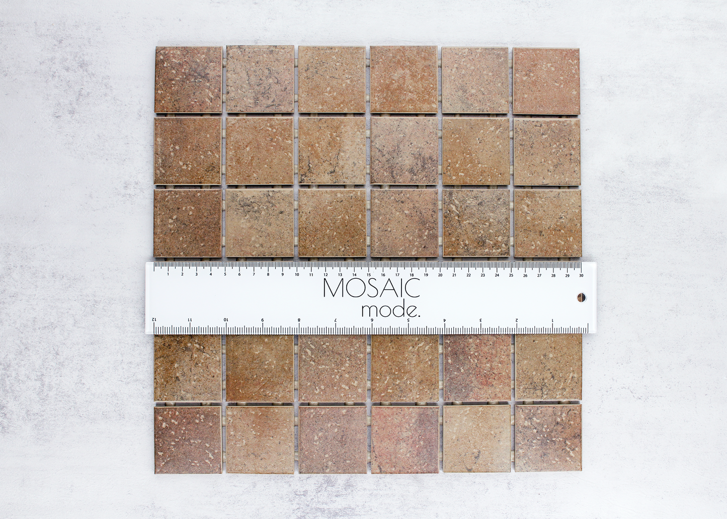 Walnut Stone Hedge Square-STONE HEDGE-Mosaic Mode