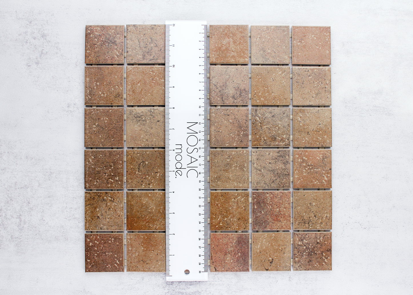 Walnut Stone Hedge Square-STONE HEDGE-Mosaic Mode