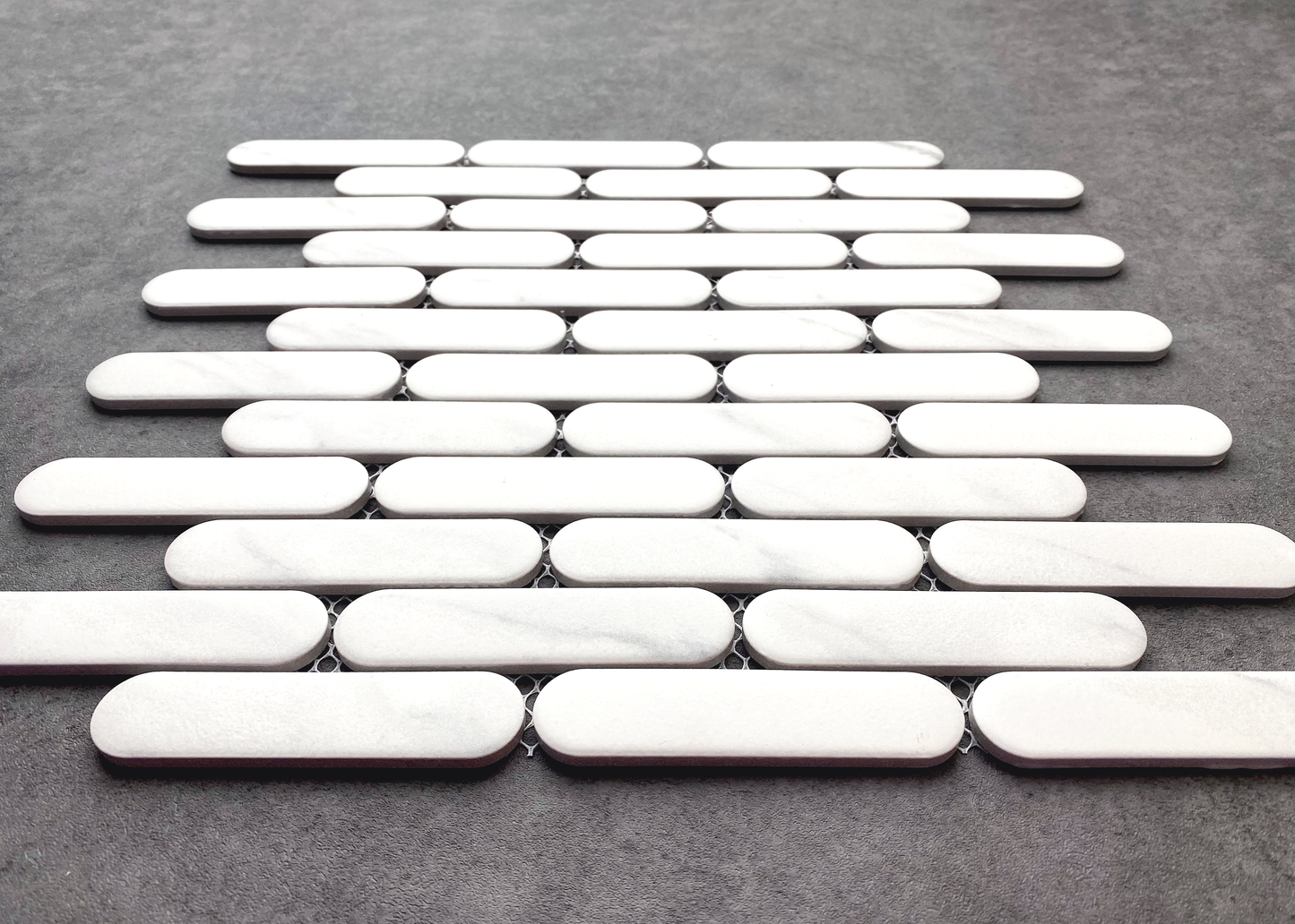 Carrara Matt Round Finger-ROUND FINGER-Mosaic Mode