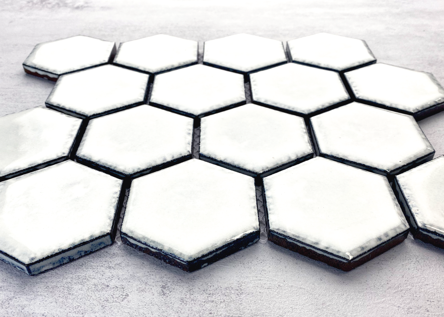 Antique Pearl Gloss Hexagon-HEXAGON-Mosaic Mode