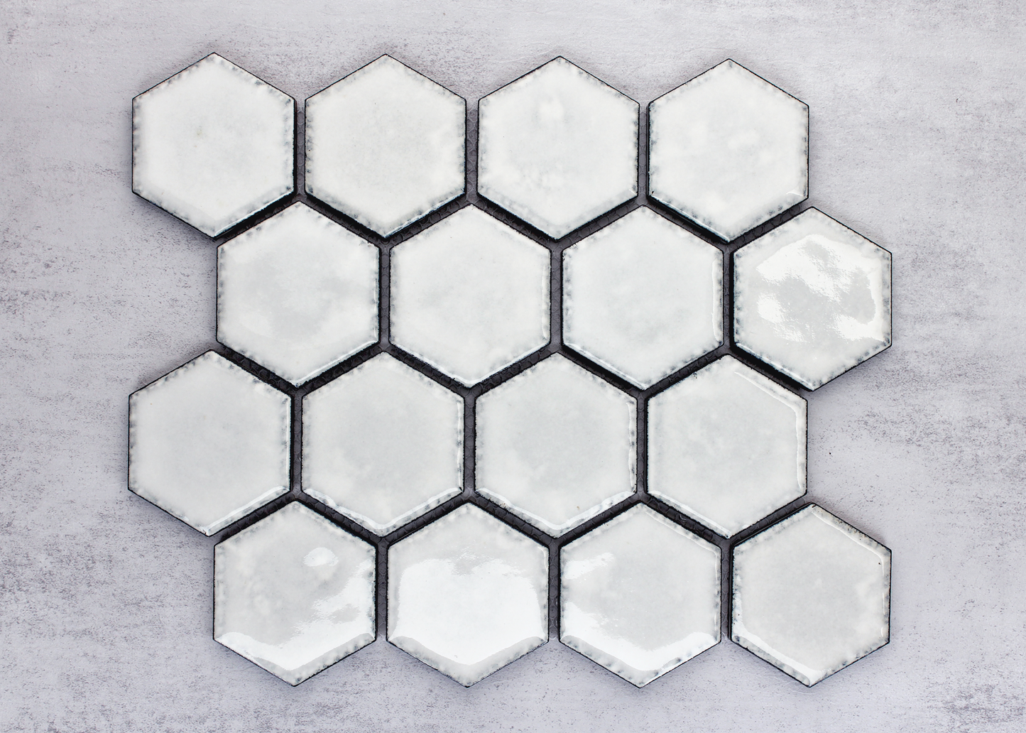 Antique Pearl Gloss Hexagon-HEXAGON-Mosaic Mode