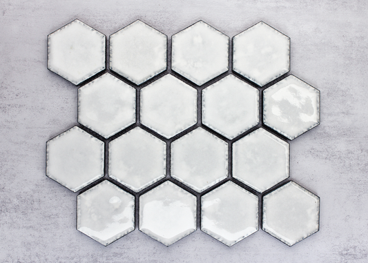 Antique Pearl Gloss Hexagon-HEXAGON-Mosaic Mode