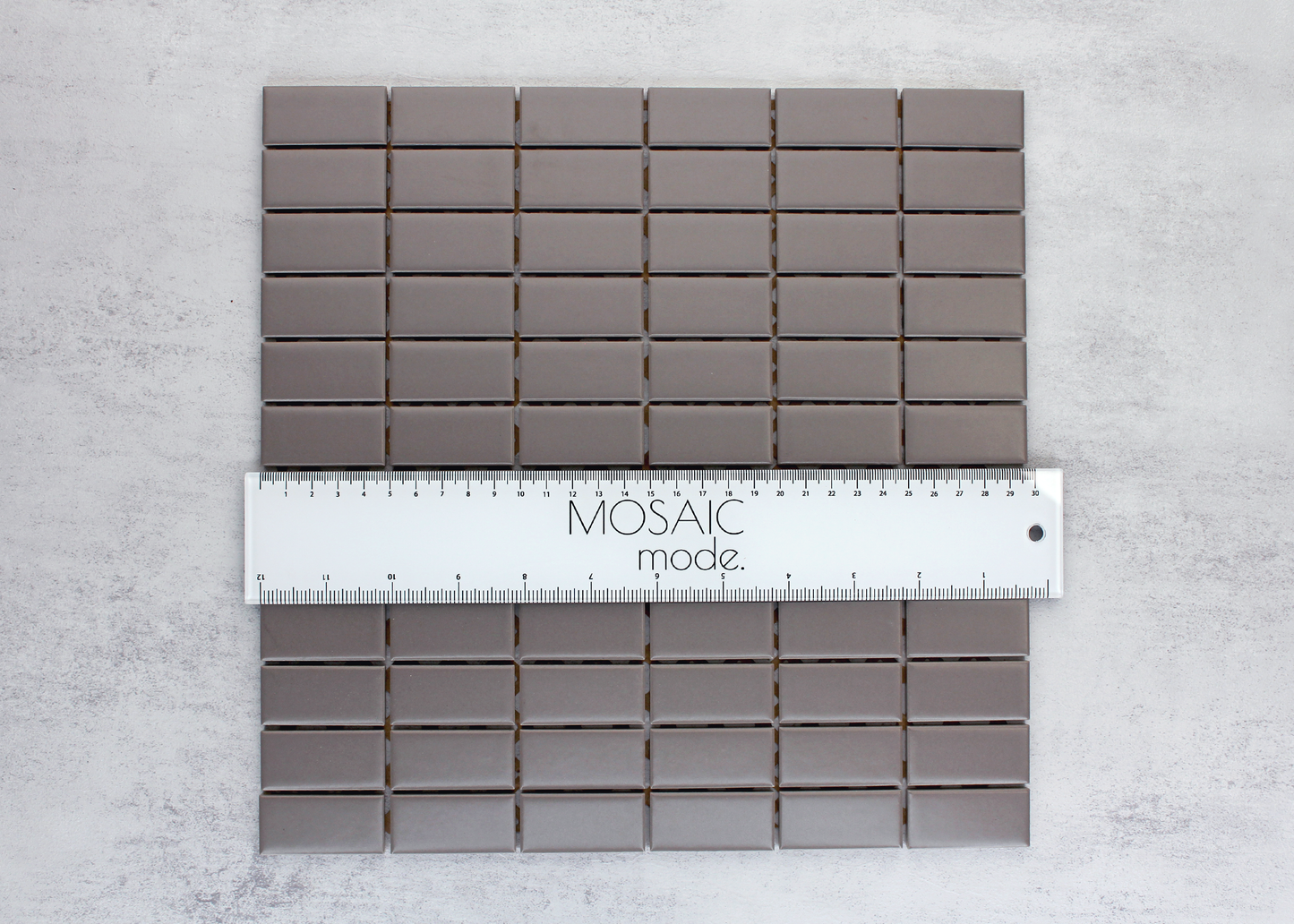 Mushroom Matt Porcelain Glazed Rectangle-GLAZED PORCELAIN-Mosaic Mode