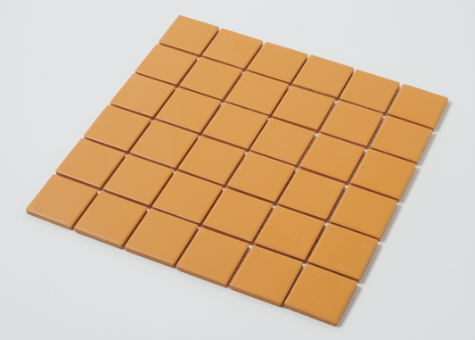 Butterscotch Unglazed Square-BASEIKE-Mosaic Mode