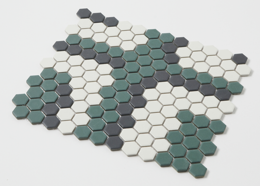Bangkok Glazed Small Hexagon-HEXAGON-Mosaic Mode