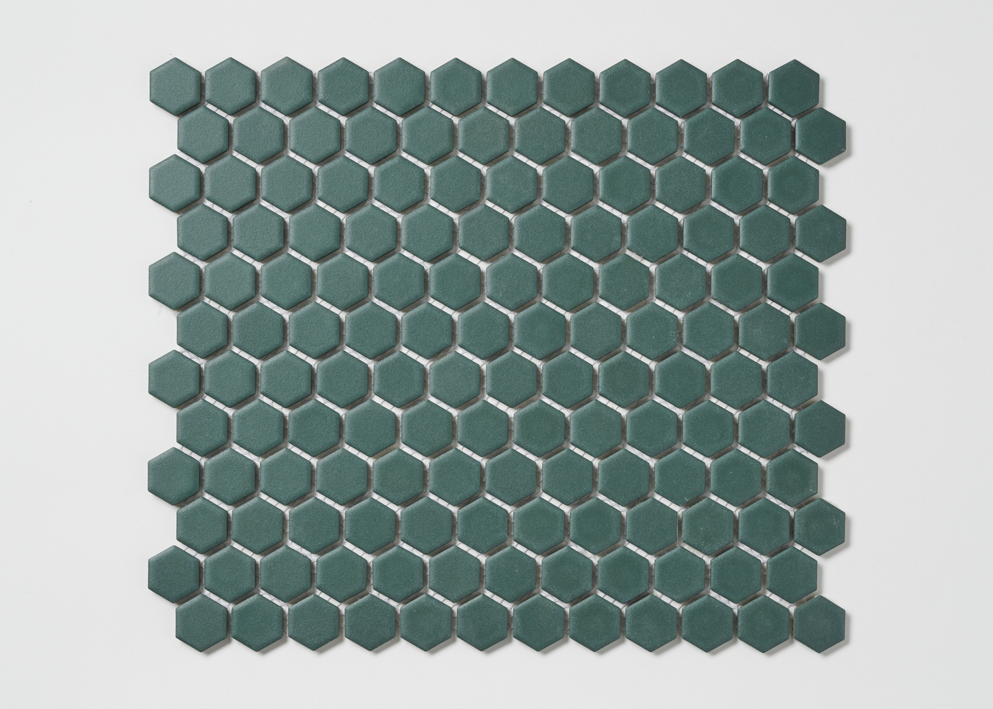 Cedar Green Glazed Small Hexagon-HEXAGON-Mosaic Mode