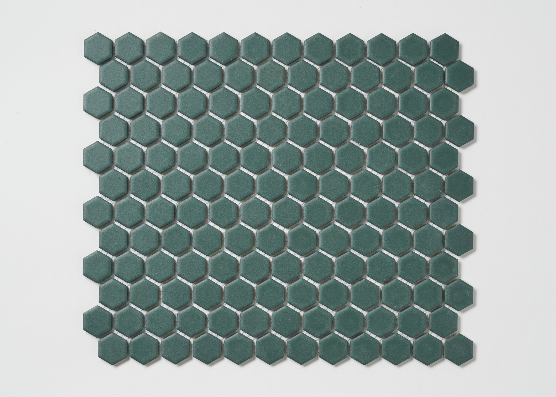 Cedar Green Glazed Small Hexagon-HEXAGON-Mosaic Mode