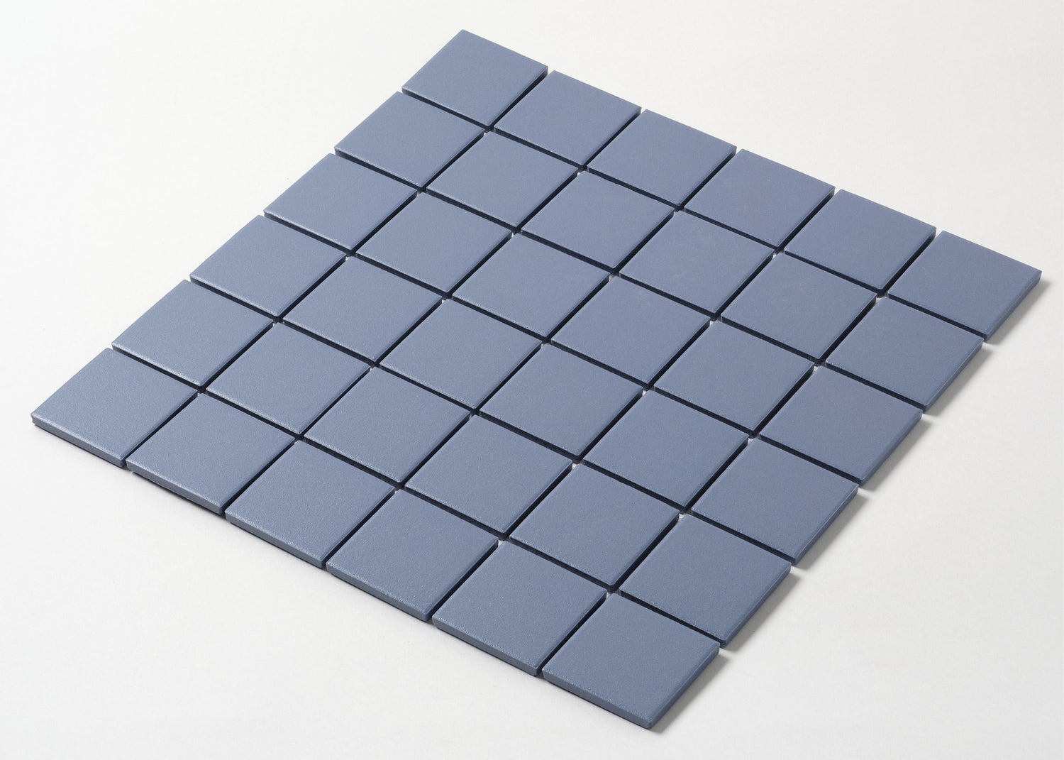 Cornflower Blue Unglazed Medium Square-UNGLAZED-Mosaic Mode
