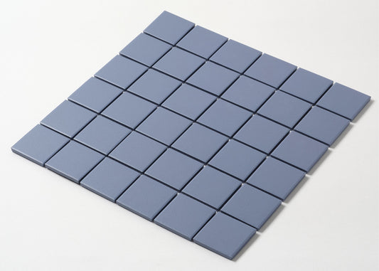 Cornflower Blue Unglazed Medium Square-UNGLAZED-Mosaic Mode