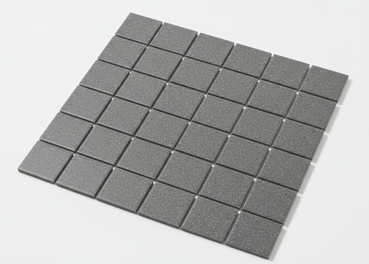 Midnight Speckled Unglazed Medium Square-UNGLAZED-Mosaic Mode