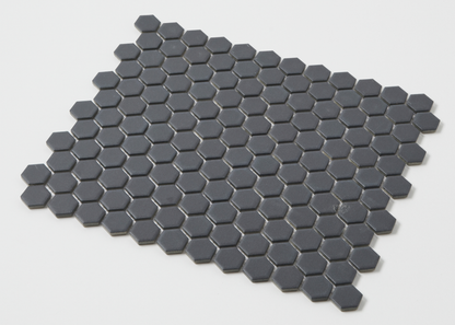 Mightnight Black Glazed Small Hexagon-HEXAGON-Mosaic Mode