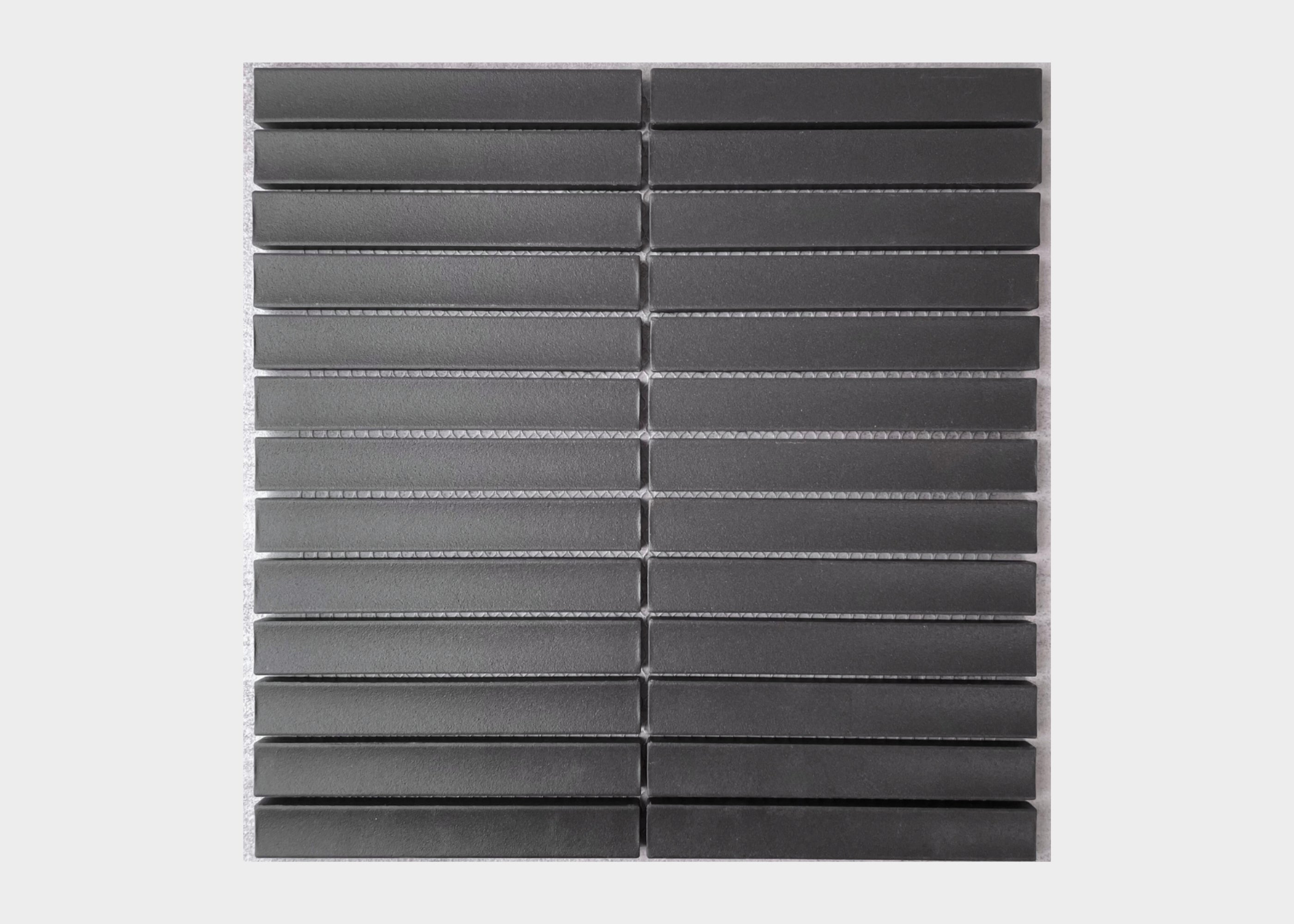 Onyx Concave Unglazed Rectangle Tile | Mosaic Mode