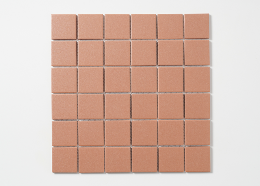 Terracotta Unglazed Medium Square Mosaic Tile - Mosaic Mode