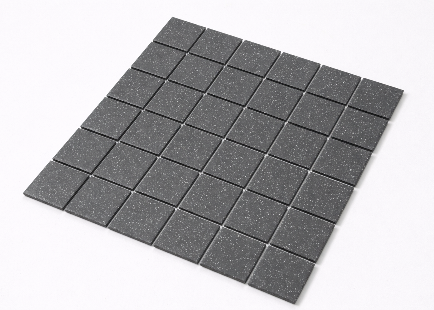 Midnight Speckled Unglazed Medium Square-UNGLAZED-Mosaic Mode