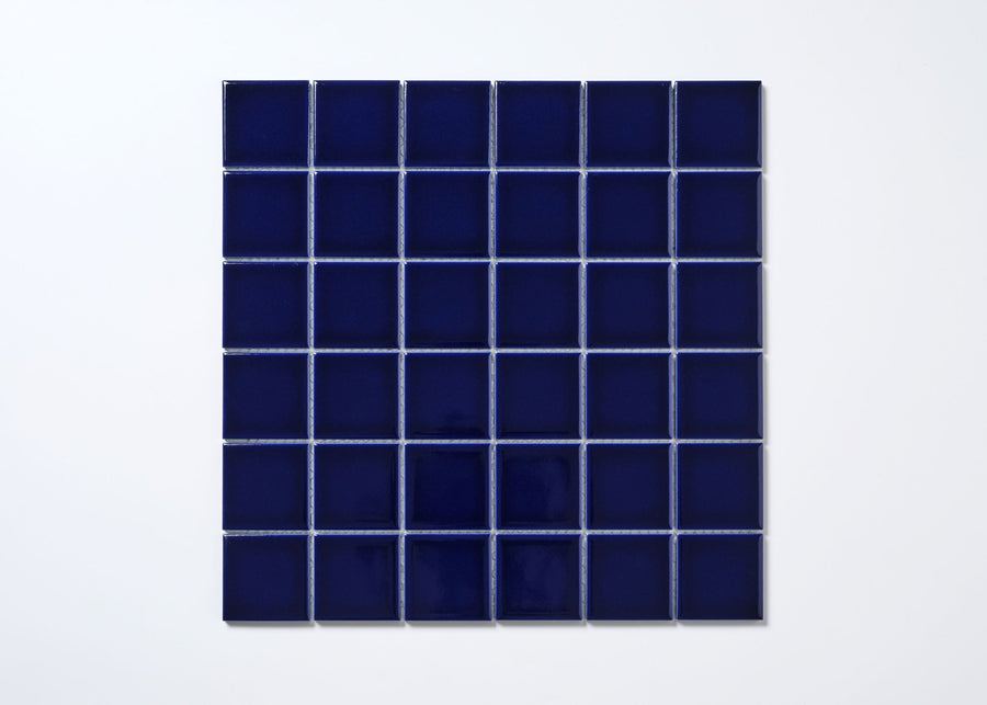 Prussian Blue Gloss Medium Square-GLAZED PORCELAIN-Mosaic Mode