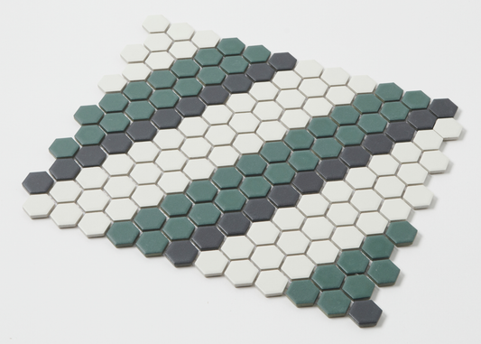 Paris Glazed Small Hexagon-HEXAGON-Mosaic Mode