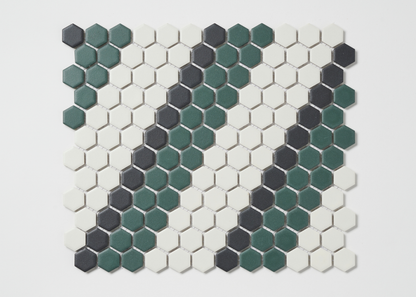 Paris Glazed Small Hexagon-HEXAGON-Mosaic Mode
