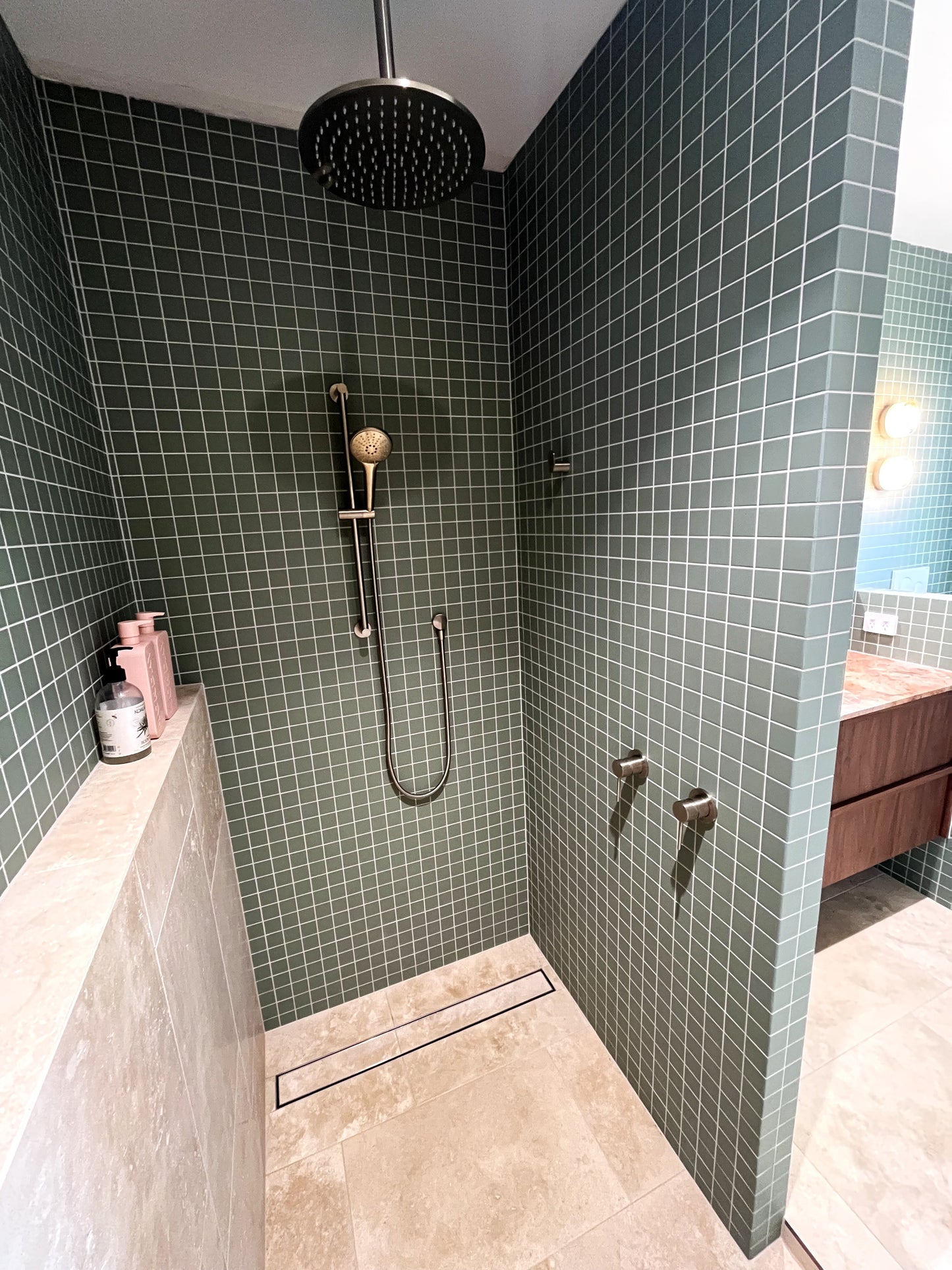 Pistachio Green Unglazed Medium Square-UNGLAZED-Mosaic Mode