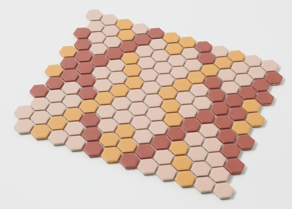 Puglia Glazed Small Hexagon Mosaic Tile Mosaic Mode