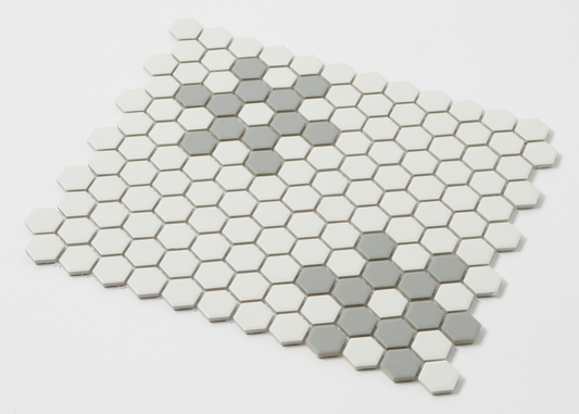 Reine Glazed Small Hexagon-HEXAGON-Mosaic Mode