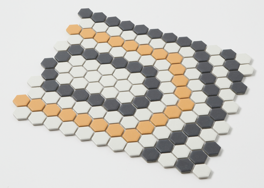 Rio Glazed Small Hexagon-HEXAGON-Mosaic Mode