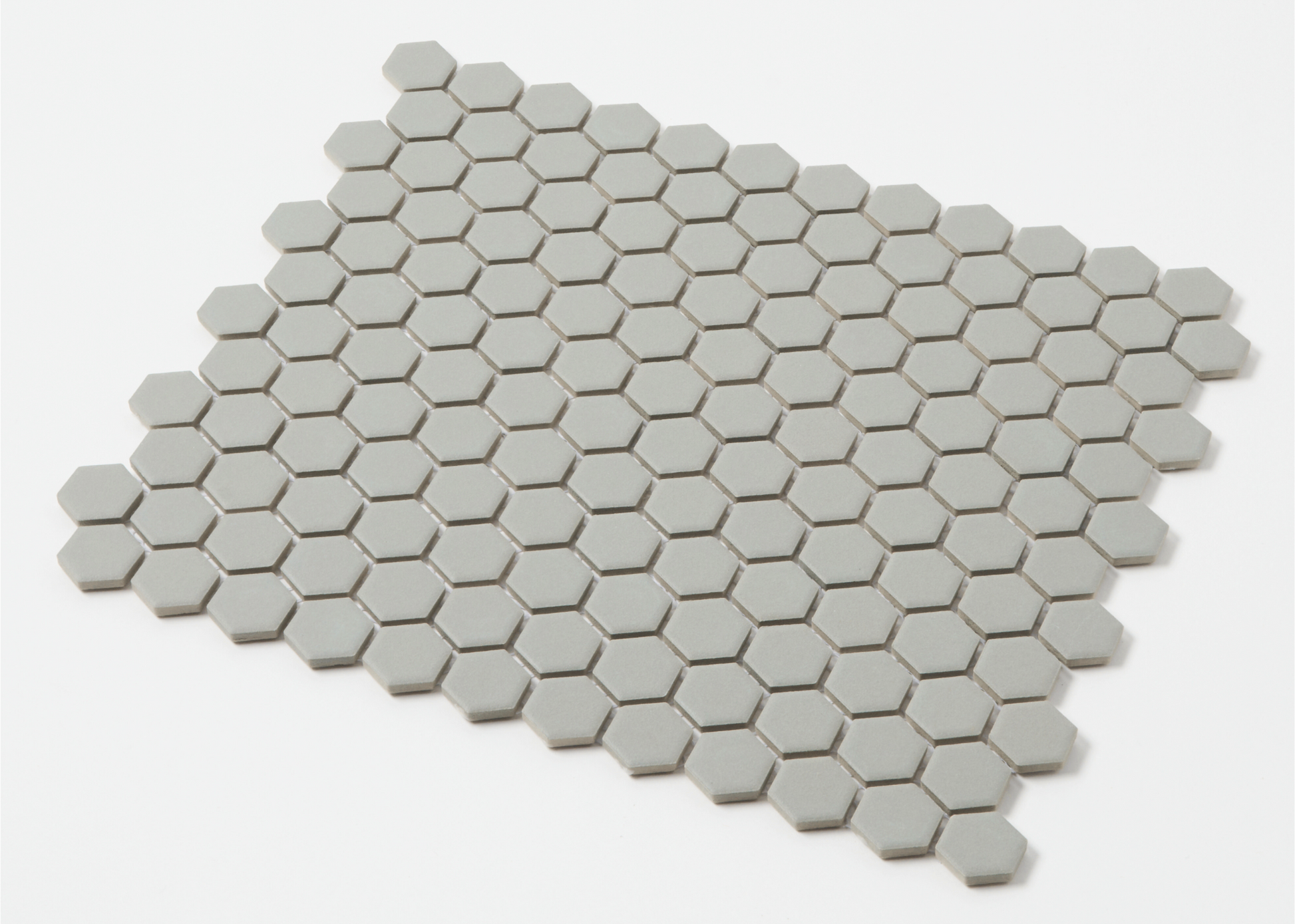 Smoke Grey Glazed Small Hexagon-HEXAGON-Mosaic Mode