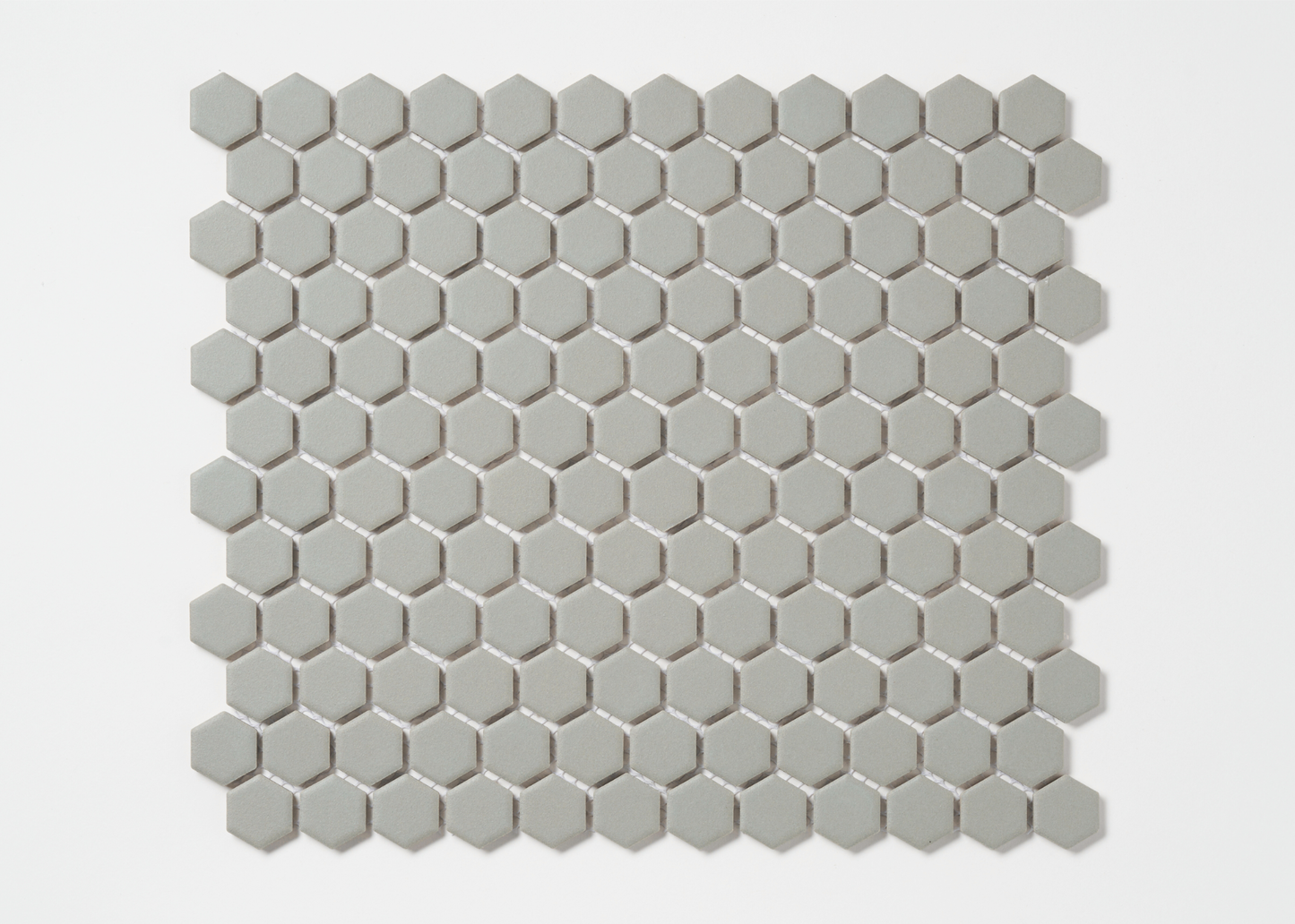 Smoke Grey Glazed Small Hexagon-HEXAGON-Mosaic Mode